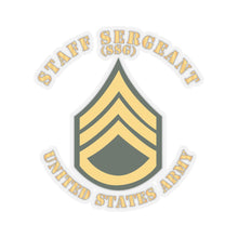 Load image into Gallery viewer, Kiss-Cut Stickers - Army - Staff Sergeant - SSG - Flat X 300
