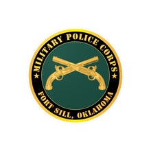 Load image into Gallery viewer, Kiss-Cut Vinyl Decals - Army - Military Police - Branch - Fort Sill, OK X 300
