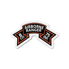 Load image into Gallery viewer, Die-Cut Magnets -SSI - B Co 75th Infantry (Ranger) Scroll X 300
