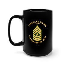 Load image into Gallery viewer, Black Mug 15oz - Army - Sergeant Major - SGM - Flat X 300

