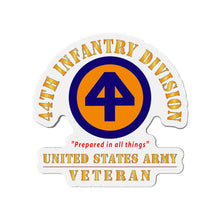 Load image into Gallery viewer, Die-Cut Magnets - Army - SSI - 44th Infantry Division - Prepared in all things - US Army Veteran X 300
