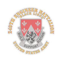 Load image into Gallery viewer, Kiss-Cut Stickers - Army - DUI - 249th Engineer Battalion
