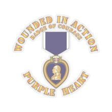 Load image into Gallery viewer, Kiss-Cut Stickers - Wounded in Action - Purple Heart - Badge of Courage X 300
