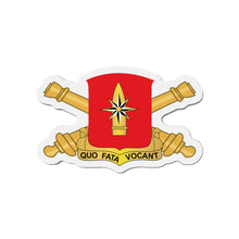 Load image into Gallery viewer, Die-Cut Magnets -SSI -  43rd Field Artillery Battalion - Red w Branch wo Txt X 300
