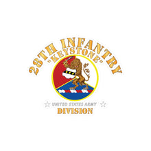 Load image into Gallery viewer, Kiss-Cut Vinyl Decals - Army - 28th Infantry Division - Keystone - DUI wo Stars X 300
