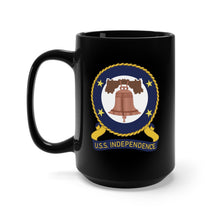 Load image into Gallery viewer, Black Mug 15oz - USS Independence (CVCVA-62) wo Txt X 300
