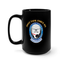 Load image into Gallery viewer, Black Mug 15oz - SOF - Joint Task Force Six X300
