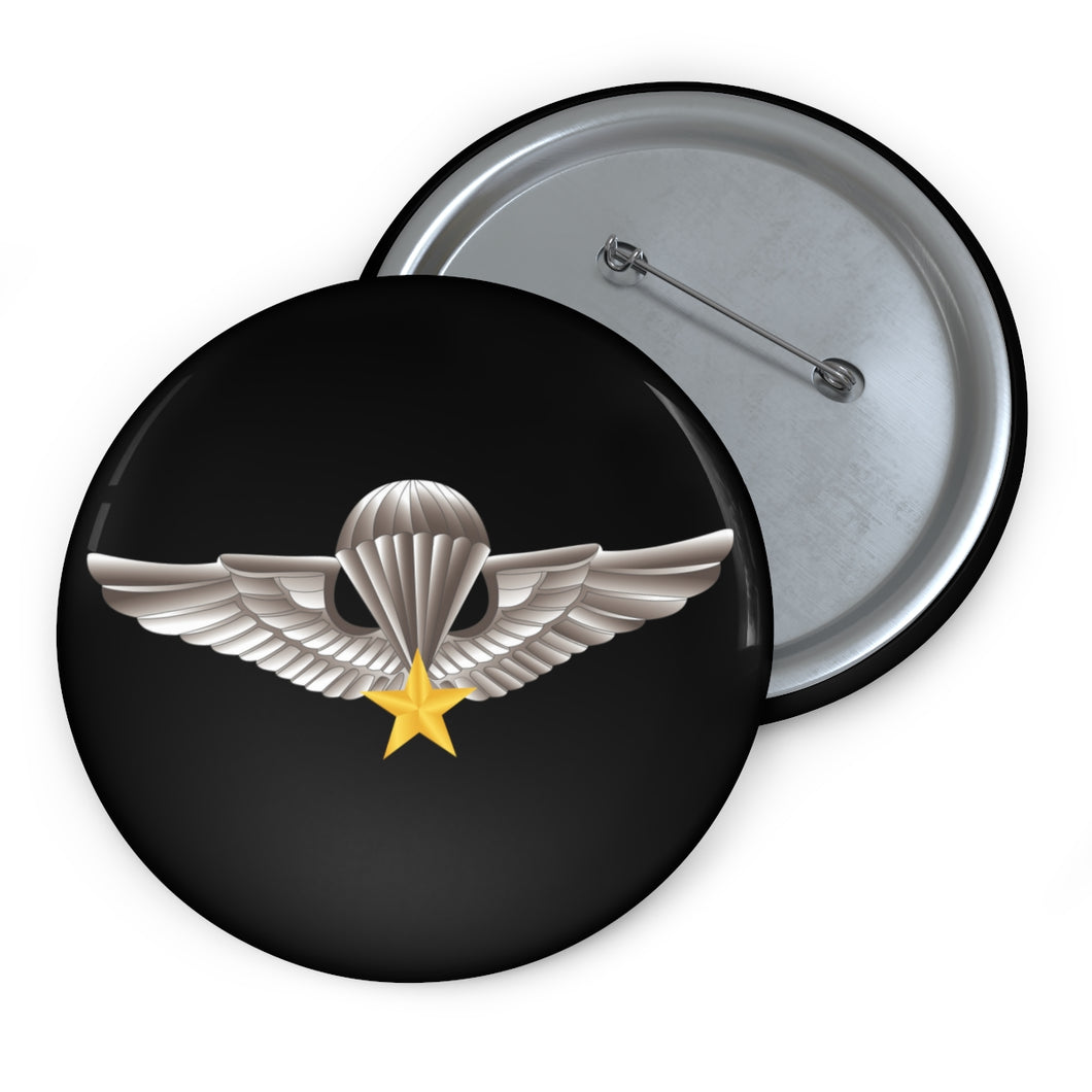 Custom Pin Buttons - Vietnam Airborne Qualification Badge X 300