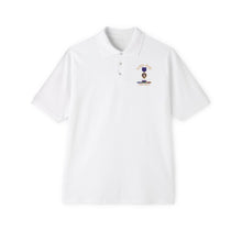 Load image into Gallery viewer, Men's Piqué Polo - Purple Heart - WIA w WWII SVC w Purple Heart - Europe
