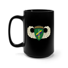 Load image into Gallery viewer, Black Mug 15oz - Army - USACAPOC Wings
