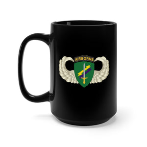 Black Mug 15oz - Army - USACAPOC Wings