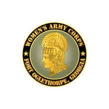Load image into Gallery viewer, Kiss-Cut Vinyl Decals - Army - Women's Army Corps - Fort Oglethorpe, Georgia
