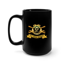 Load image into Gallery viewer, Black Mug 15oz - 81st Armor Regiment w Br - Ribbon X 300
