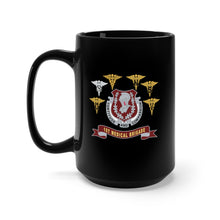 Load image into Gallery viewer, Black Mug 15oz - Army - 1st Medical Brigade - DUI  - Br - Ribbon X 300
