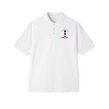 Load image into Gallery viewer, Men's Piqué Polo - Purple Heart - WIA w VN SVC w Purple Heart Ribbon
