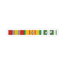 Load image into Gallery viewer, Kiss - Cut Stickers - Army - Vietnam Ribbons SVC bar w 1 Campaign Stars x 300
