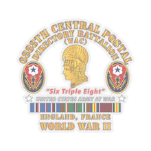 Load image into Gallery viewer, Kiss-Cut Stickers - Army - 6888th Central Postal Directory Battalion - WWII w EU SVC
