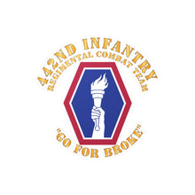 Load image into Gallery viewer, Kiss-Cut Vinyl Decals - Army - 442nd Infantry Regimental Combat Team X 300
