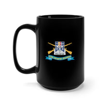 Load image into Gallery viewer, Black Mug 15oz - Army - 293rd Infantry Regiment - DUI w Br - Ribbon X 300
