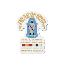 Load image into Gallery viewer, Die-Cut Magnets -SSI - 2nd Battlegroup - 6th Infantry Regt - Berlin Bde wo Txt X 300 (Copy)
