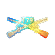 Load image into Gallery viewer, Holographic Die-cut Stickers - 179th Infantry Regiment - Inf Branch wo Txt X 300
