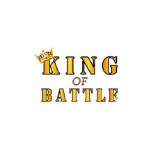 Load image into Gallery viewer, Kiss-Cut Vinyl Decals - Army - Artillery - King of Battle w Crown - Center X 300
