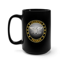Load image into Gallery viewer, Black Mug 15oz - Colonel Veteran
