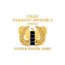 Load image into Gallery viewer, Kiss-Cut Vinyl Decals - Army - Chief Warrant Officer - CW04 - Flat - Eagle and Bar X 300
