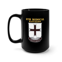 Load image into Gallery viewer, Black Mug 15oz - 8th Medical Battalion - DUI  X 300
