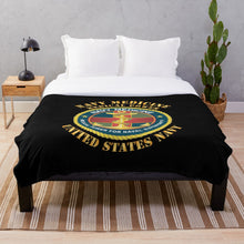 Load image into Gallery viewer, Navy Medicine - Medical Power for Naval Superiority X 300 Throw Blanket
