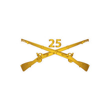 Load image into Gallery viewer, Kiss-Cut Vinyl Decals - Army - 25th Infantry Regiment Branch wo Txt
