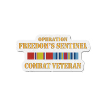Load image into Gallery viewer, Die-Cut Magnets - Operation Freedom's Sentinel (OFS) SVC Bar
