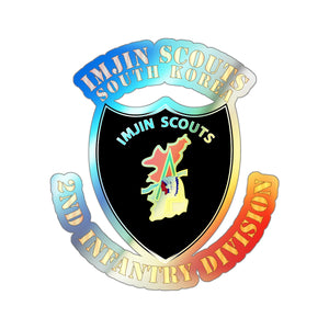 Holographic Die-cut Stickers - Imjin Scouts - 2nd ID - V1