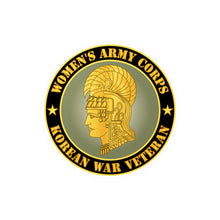 Load image into Gallery viewer, Kiss-Cut Vinyl Decals - Army - Women's Army Corps - Korean War Veteran

