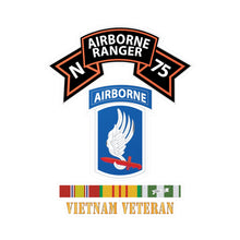 Load image into Gallery viewer, Kiss-Cut Vinyl Decals - SOF - N Company Scroll - 173rd Airborne Bde - Vietnam Veteran w VN SVC X 300
