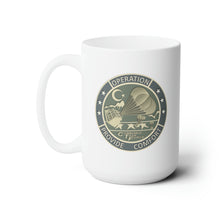 Load image into Gallery viewer, White Ceramic Mug 15oz - Army - Operation Provide Comfort
