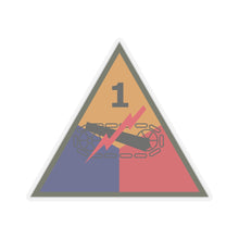 Load image into Gallery viewer, Kiss-Cut Stickers - SSI - 1st Armored Division
