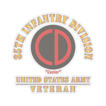 Load image into Gallery viewer, Kiss-Cut Stickers - Army - SSI - 85th Infantry Division - Custer - US Army Veteran X 300
