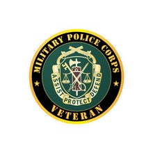 Load image into Gallery viewer, Kiss-Cut Vinyl Decals - Army - Military Police Corps Regimental Crest - Veteran X 300
