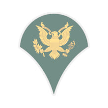 Load image into Gallery viewer, Kiss-Cut Stickers - Army - Enlisted - SPC 4 - Specialist 4  - Std wo Txt X 300
