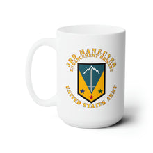 Load image into Gallery viewer, White Ceramic Mug 15oz - Army - 3rd Maneuver Enhancement Bde - SSI - US Army
