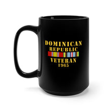 Load image into Gallery viewer, Black Mug 15oz - Dominican Republic Intervention Veteran w  EXP SVC
