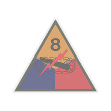 Load image into Gallery viewer, Kiss-Cut Stickers - SSI - 8th Armored Division
