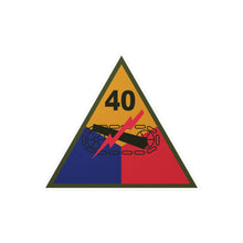 Load image into Gallery viewer, Kiss-Cut Vinyl Decals - SSI - 40th Armored Division X 300
