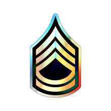 Load image into Gallery viewer, Holographic Die-cut Stickers - Sergeant First Class - SFC wo Txt
