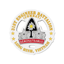 Load image into Gallery viewer, Die-Cut Magnets - Army - 31st Engineer Battalion (Combat) - Long Binh, Vietnam
