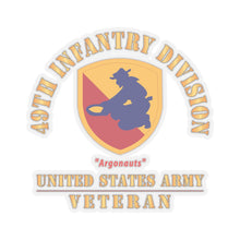 Load image into Gallery viewer, Kiss-Cut Stickers - Army - SSI - 49th Infantry Division (1947-1968) - Argonauts - US Army Veteran X 300
