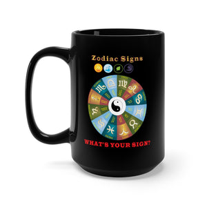 Black Mug 15oz - Zodiac Signs X 300