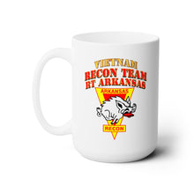 Load image into Gallery viewer, White Ceramic Mug 15oz - RECON TEAM -  Recon Team - RT Arkansas - Razor
