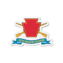 Load image into Gallery viewer, Die-Cut Magnets -SSI -Army - 28th Infantry Division - w Br - SSI - Ribbon X 300
